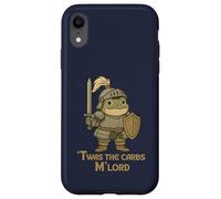 Twas the Carbs M’Lord Cute Vintage Medieval Chubby Frog Case for iPhone XR