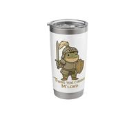TWAS the Carbs M’Lord Cute Vintage Medieval Chubby Frog Stainless Steel Insulated Tumbler