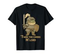 TWAS The Carbs M’Lord Cute Vintage Medieval Chubby Frog T-Shirt