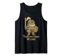TWAS The Carbs M’Lord Cute Vintage Medieval Chubby Frog Tank Top