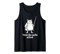 TWAS The Carbs M Lord Funny Fat Cat Tank Top