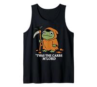 ‘TWAS The Carbs M’Lord Funny Frog Grim Reaper Meme Outfit Tank Top
