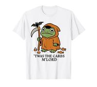 ‘TWAS The Carbs M’Lord Funny Frog Meme Grim Reaper Outfit T-Shirt