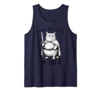 'TWAS The Carbs M'Lord Funny Cat Meme Medieval Tank Top