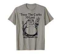 ‘TWAS The Carbs M'Lord Funny Medieval Frog Food Meme Tee T-Shirt
