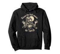 Twas The Full Moon M Lord Medieval Knight Rat Excuse Funny Pullover Hoodie