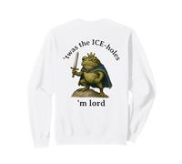 Twas The ICE-holes M Lord Frog Knight Humor Dissent Protest Sweatshirt