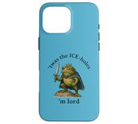 Twas The ICE-holes M Lord Medieval Frog Fun Protest Dissent Case for iPhone 16 Pro Max