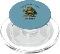 Twas The ICE-holes M Lord Medieval Frog Fun Protest Dissent PopSockets PopGrip for MagSafe