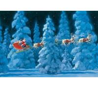 Twas the Night Before Christmas: Advent Calendar by Ted Rand (English) Wall Book