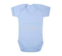 TWAS The Night Before Christmas Metallic Baby Grow Vest, 6-12 Months, Pastel Blue