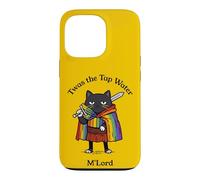 Twas the Tap Water M'Lord Funny Cat Knight Case for iPhone 13 Pro