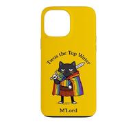 Twas the Tap Water M'Lord Funny Cat Knight Case for iPhone 13 Pro Max
