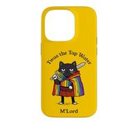 Twas the Tap Water M'Lord Funny Cat Knight Case for iPhone 14 Pro