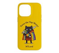 Twas the Tap Water M'Lord Funny Cat Knight Case for iPhone 14 Pro Max