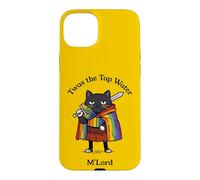 Twas the Tap Water M'Lord Funny Cat Knight Case for iPhone 15 Plus