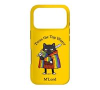 Twas the Tap Water M'Lord Funny Cat Knight Case for iPhone 17 Pro