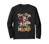 TWAS The Tism Funny Medieval Knight Capybara Long Sleeve T-Shirt