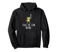 Twas The Tism M'Lord Autistic Frog Knight Pullover Hoodie