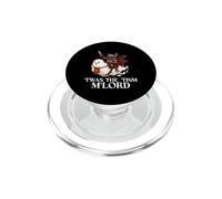 'TWAS The 'Tism M'Lord Bat Knight Riding Ghost Medieval PopSockets PopGrip for MagSafe