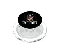 'TWAS The 'Tism M'Lord Cat Wizard Riding Mushroom Fantasy PopSockets PopGrip for MagSafe