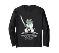 'TWAS The 'Tism M'Lord Cool Fighter Karate Frog Long Sleeve T-Shirt