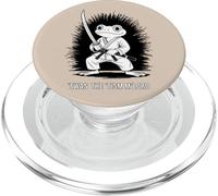 'Twas The 'Tism M'Lord Cool Fighter Karate Frog PopSockets PopGrip for MagSafe
