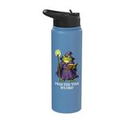 TWAS The Tism M'Lord Frog Fantasy Wizard Whimsical Whimsical Stainless Steel Insulated Water Bottle