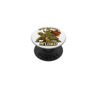 'Twas The 'Tism M'Lord Frog King Riding Turtle | Medieval PopSockets Adhesive PopGrip