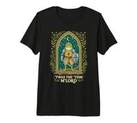 T'was The Tism M'lord Frog Knight Cottagecore Premium T-Shirt