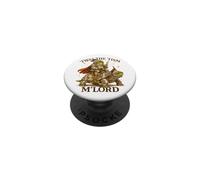 'Twas The 'Tism M'Lord Frog Knight Riding Armored Turtle PopSockets Adhesive PopGrip