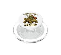 'Twas The 'Tism M'Lord Frog Knight Riding Turtle Vintage PopSockets PopGrip for MagSafe