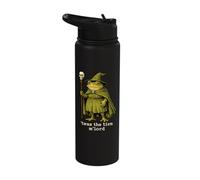 TWAS The Tism M'Lord Frog Wizard Fantasy Humor Phrog Stainless Steel Insulated Water Bottle