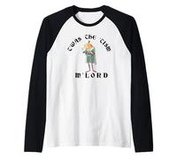 T'WAS The 'TISM M'LORD! Funny Frog King Autism Slang Meme Raglan Baseball Tee