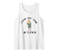 T'WAS The 'TISM M'LORD! Funny Frog King Autism Slang Meme Tank Top