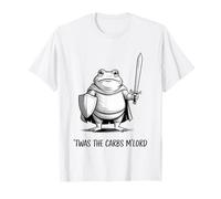 T'was The 'Tism M'Lord Funny Medieval Knight Frog Men Women T-Shirt