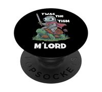Twas The Tism M'Lord Funny Tortoise Goblin Autism Meme PopSockets Adhesive PopGrip