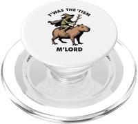 Twas the 'Tism M'Lord Funny Wizard Frog Warlock Capybara PopSockets PopGrip for MagSafe