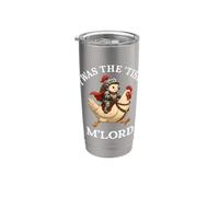 'TWAS The 'Tism M'Lord Hedgehog Riding Chicken Medieval Stainless Steel Insulated Tumbler
