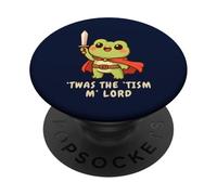 Twas the 'Tism M'Lord Kawaii Frog Knight Autism Awareness PopSockets Adhesive PopGrip