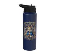 T'was The Tism M'lord Rabbit King Stainless Steel Insulated Water Bottle