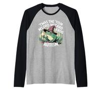 'TWAS The 'Tism M'Lord Wizard Frog Autism Raglan Baseball Tee