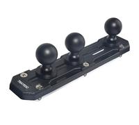 TWAYRDIO Dash Track Mount with 3pcs 1" Track Ball Compatible with RAM Mounts Double Socket Arm for Phones, Small Tablets, GPS Units, Radios, Cameras