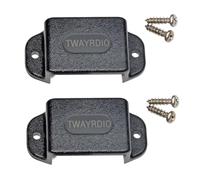 TWAYRDIO Dashboard Mount Holder for Handheld Radio, Belt Clip Hook with Screws for Motorola Talkabout Midland BaoFeng Retevis Yaesu Handhelds Walkie Talkie Two Way Radio, Pack of 2