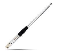 TWAYRDIO Telescopic CB Radio Antenna BNC 27MHz for Uniden Midland Cobra | Stainless steel 9-section extendable 24cm-1.3m aerial; bnc-male for Uniden UBC125XLT cb & scanner; portable for outdoor use