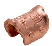 TWCTR6T12 Copper Thin Wall C-Tap, 6-8 AWG Run, 8-12 AWG Tap, Bright Dip Finish, Gray Color Code, UL Listed, 10 Pack