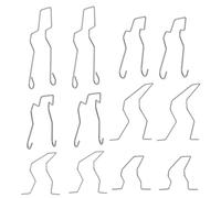 Twcyws 12PCS Headlight Bulb Retaining Spring Clips for H1 H3 H4 H7 Bulbs Low Beam Headlight Bulb Holder Clips Retainer Pins Bracket 5ZHSFULLKIT