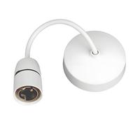 TWDRTDD 6-Inch Ceiling Pendant Light Fitting,Bayonet Ceiling Holder Fitting,White Bayonet (B22) Light Bulb Socket for Bed Room,Living Room,Dinning Room and Home Decor,1-Pack