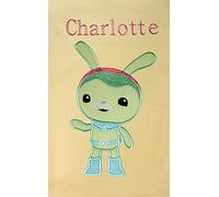 Tweak Personalised Applique Super Soft Fleece Blanket. (Lemon)