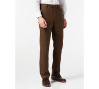 Tweed Check Suit Trousers - Perfect Formal Events XPOSED Tan 36